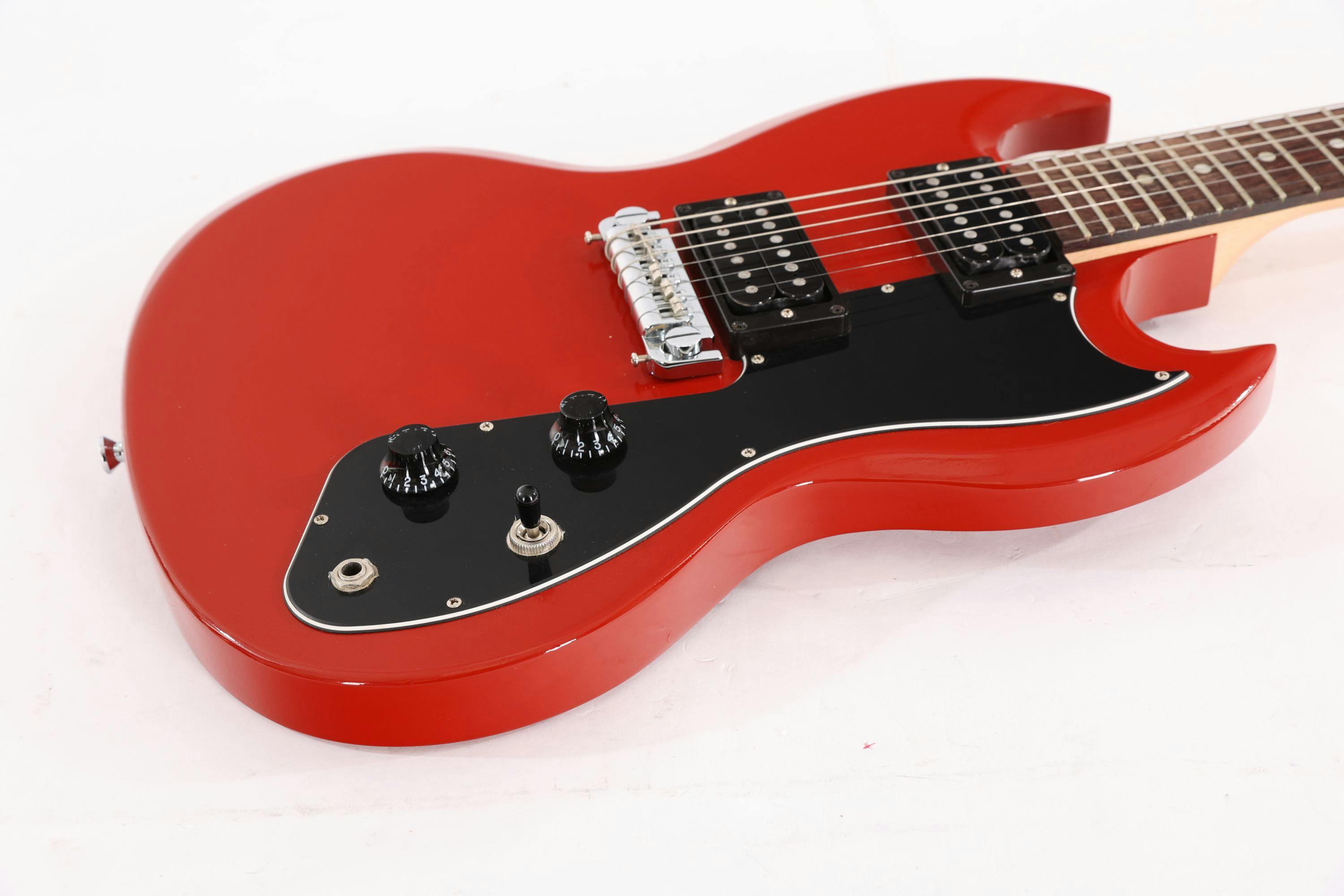 Second Hand Gibson SG Fusion in Cherry Red - Andertons Music Co.